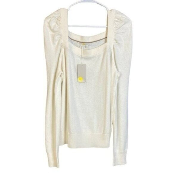NWT Boden Square Neck Sweater in Cream - Picture 3 of 8